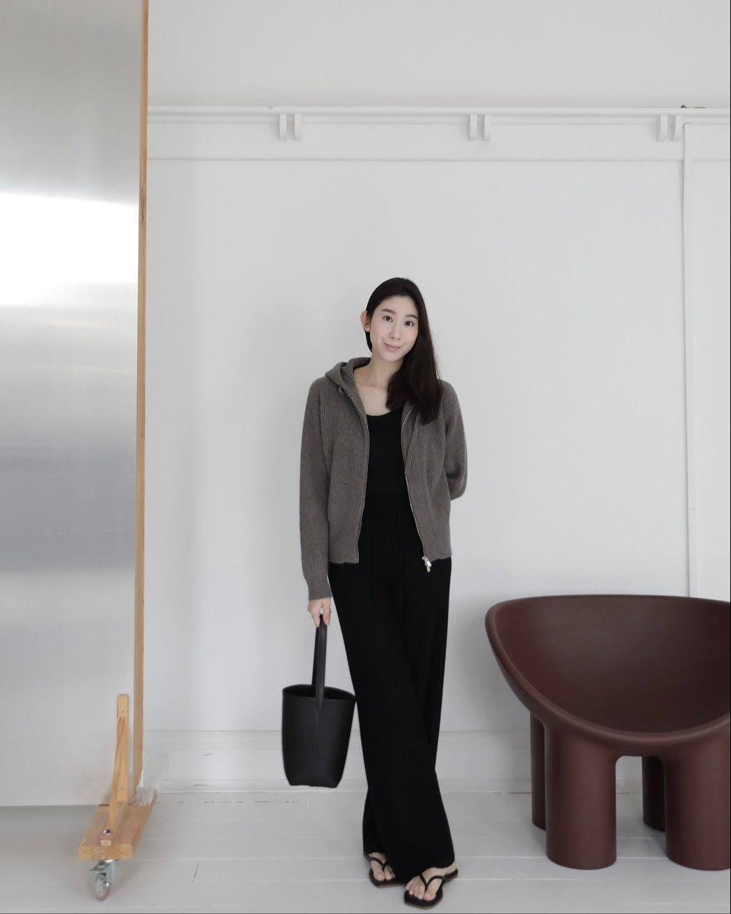 The Milo Ribbed Cashmere Jacket