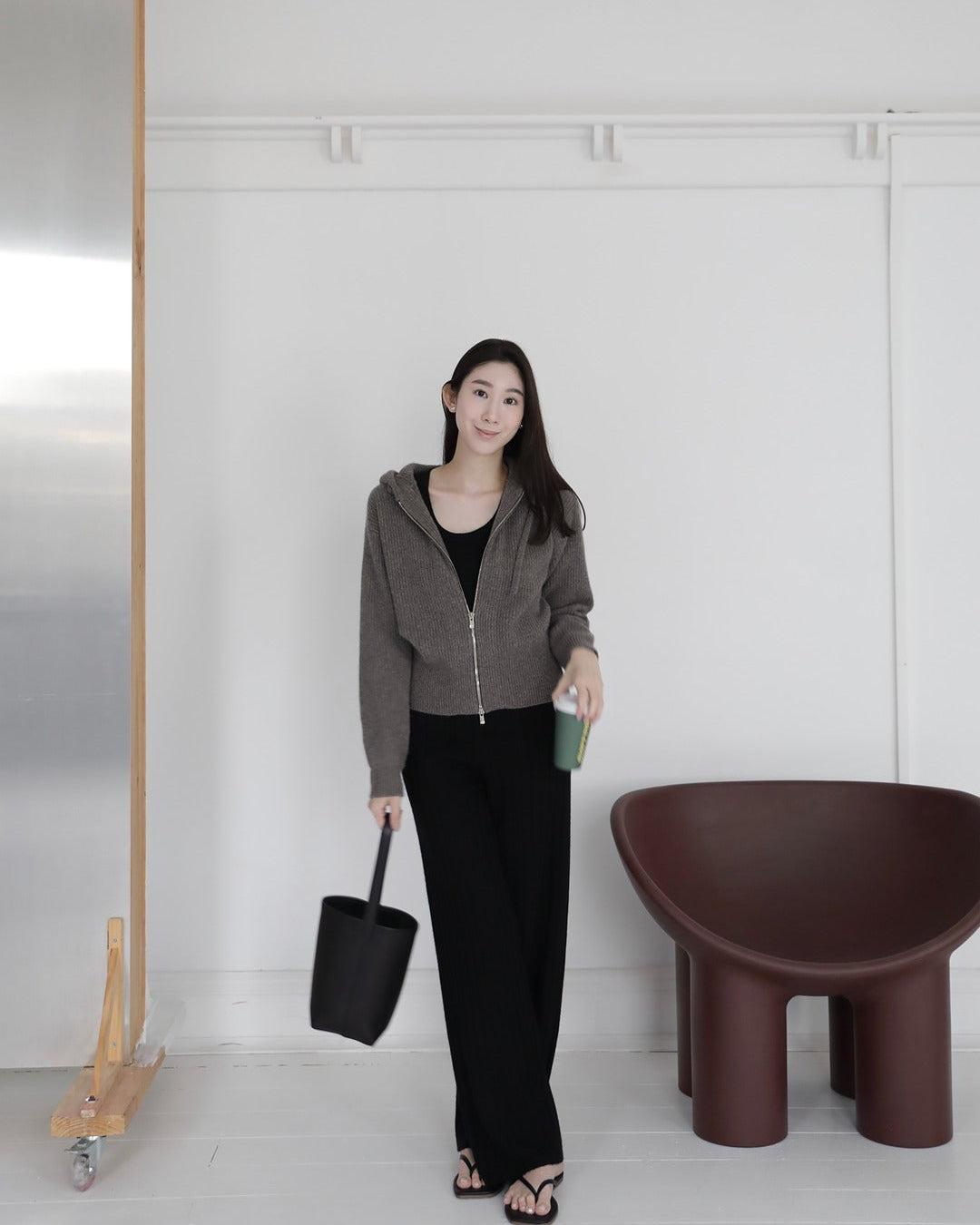 The Milo Ribbed Cashmere Jacket