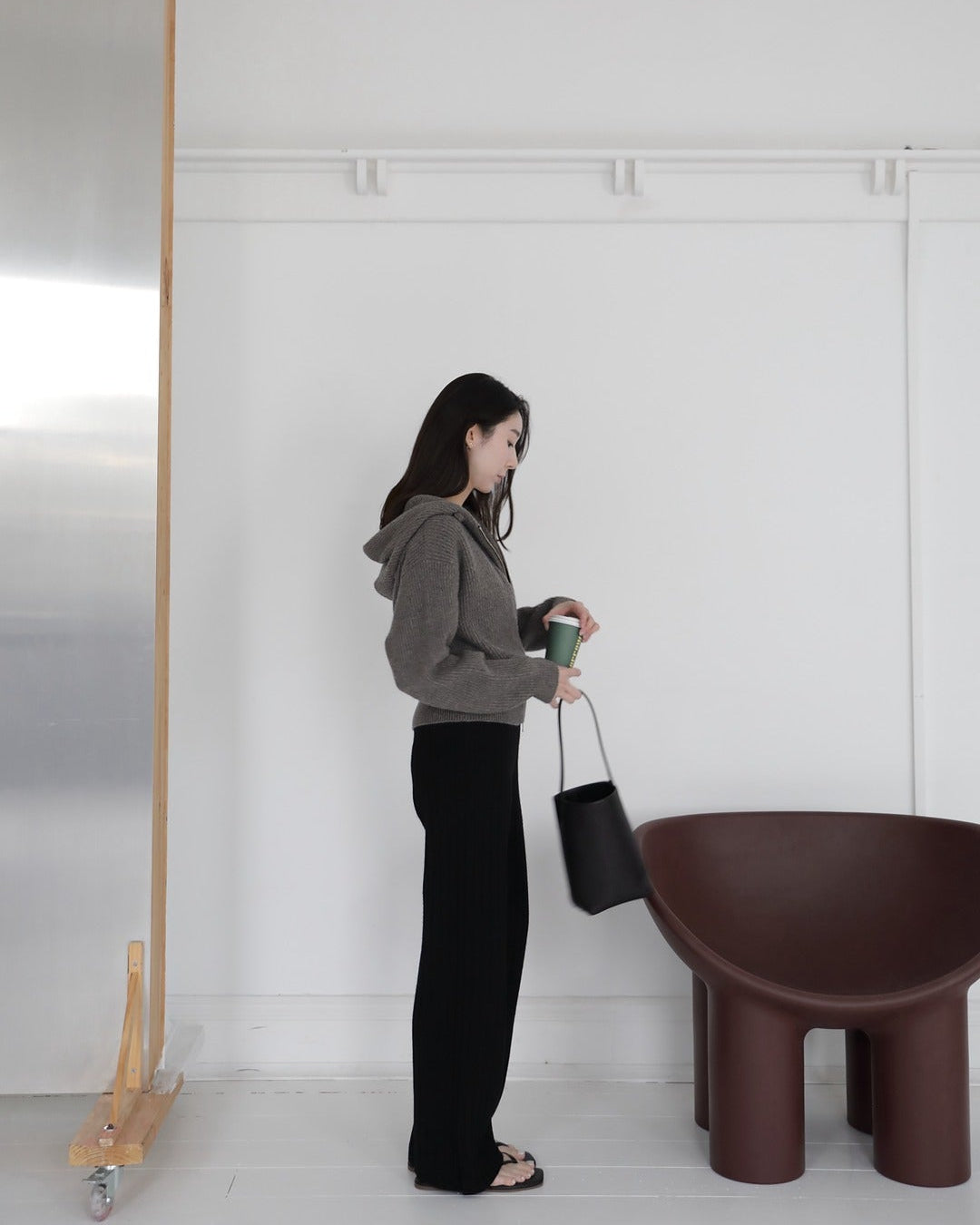 The Milo Ribbed Cashmere Jacket
