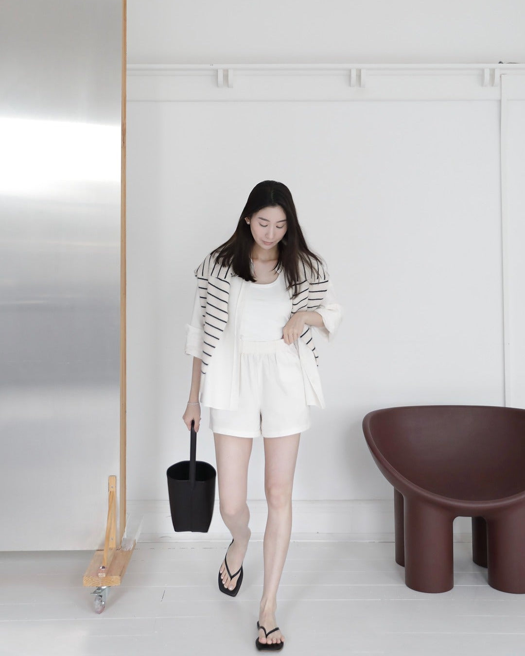 The Flore Oxford Shorts