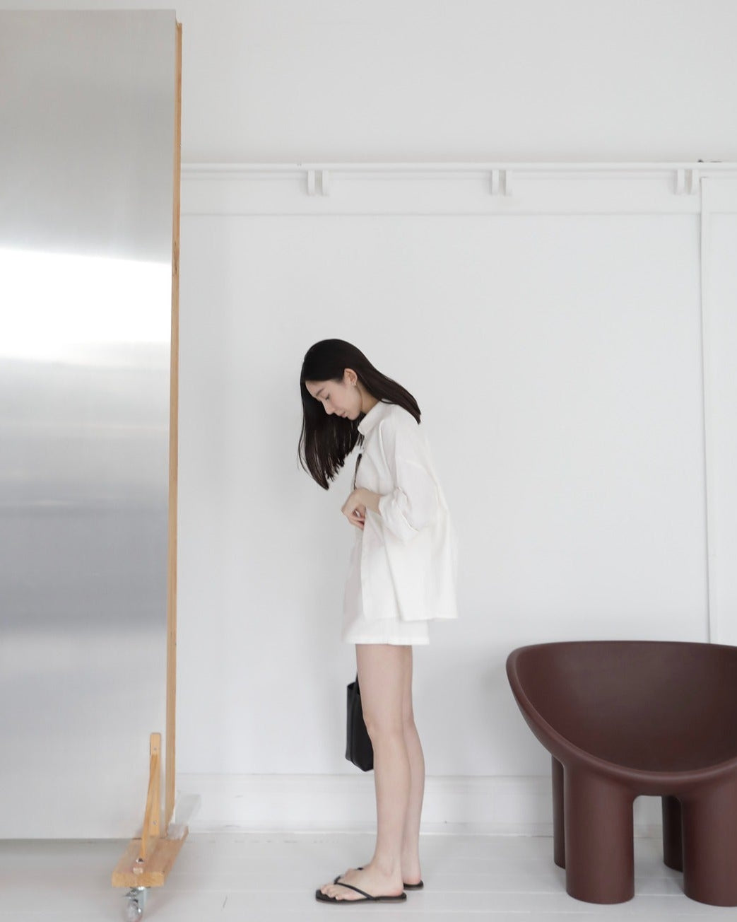 The Flore Oxford Shorts