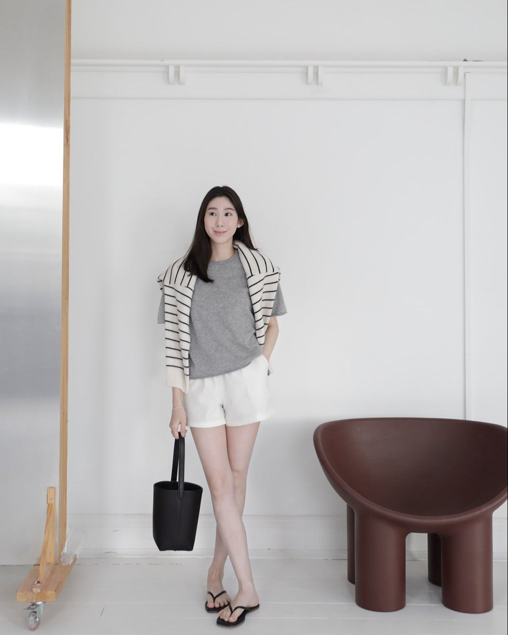 The Poppy Striped Cashmere Sweater