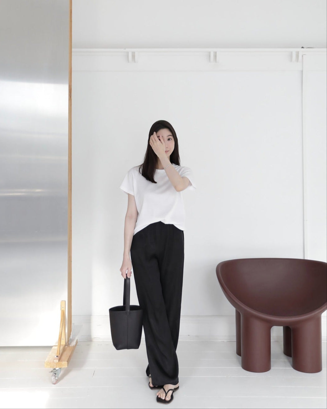 The Emma Cupro Pull-On Pants