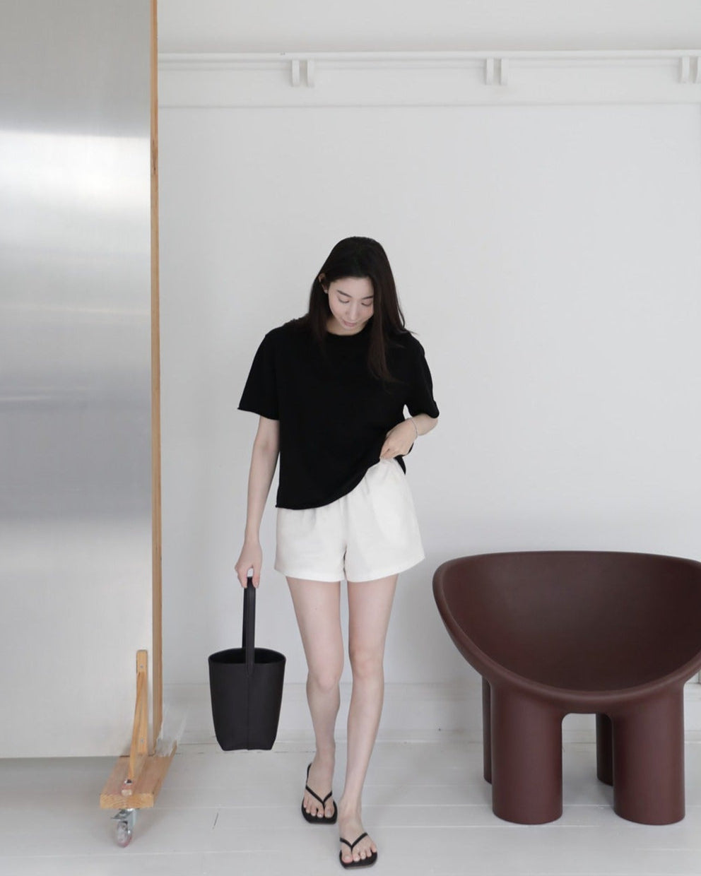The Flore Oxford Shorts