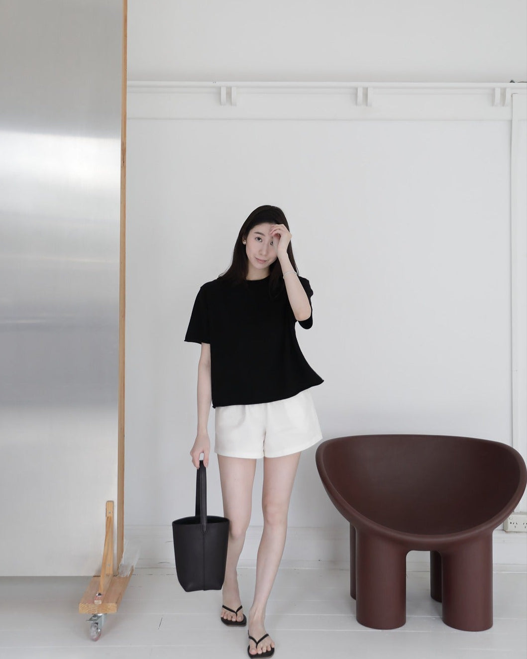 The Flore Oxford Shorts