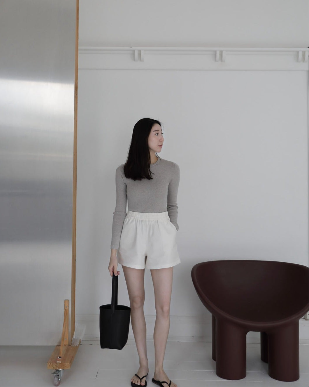 The Flore Oxford Shorts