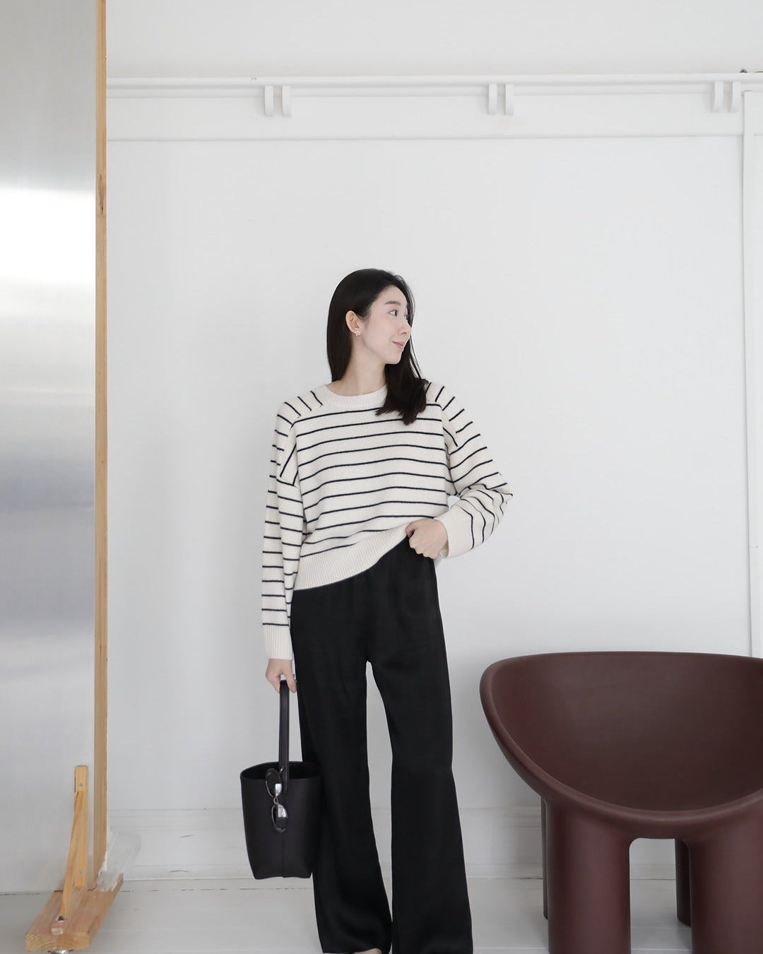 The Poppy Striped Cashmere Sweater