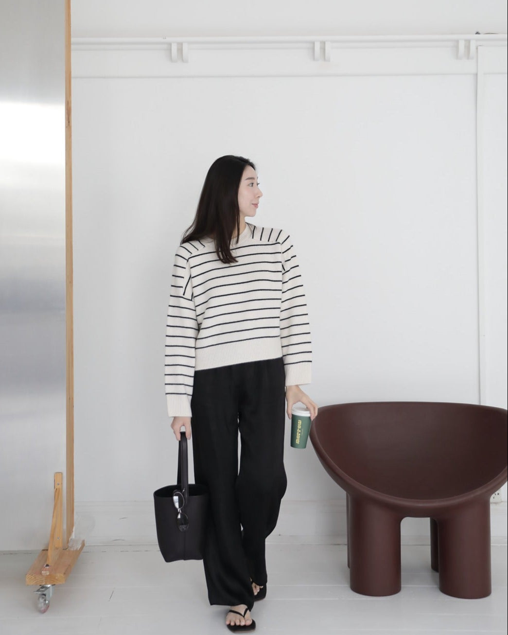 The Poppy Striped Cashmere Sweater