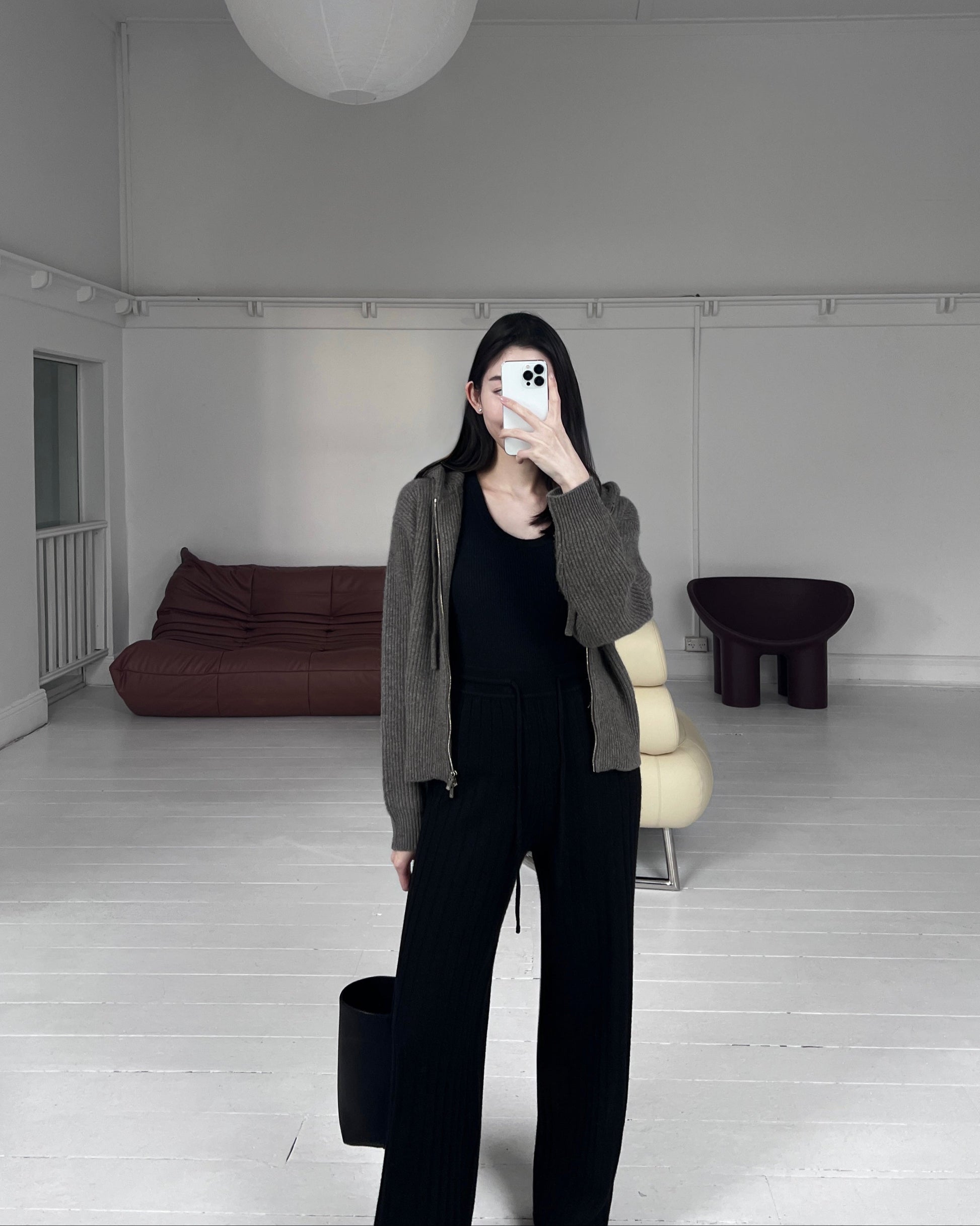 The Milo Ribbed Cashmere Jacket