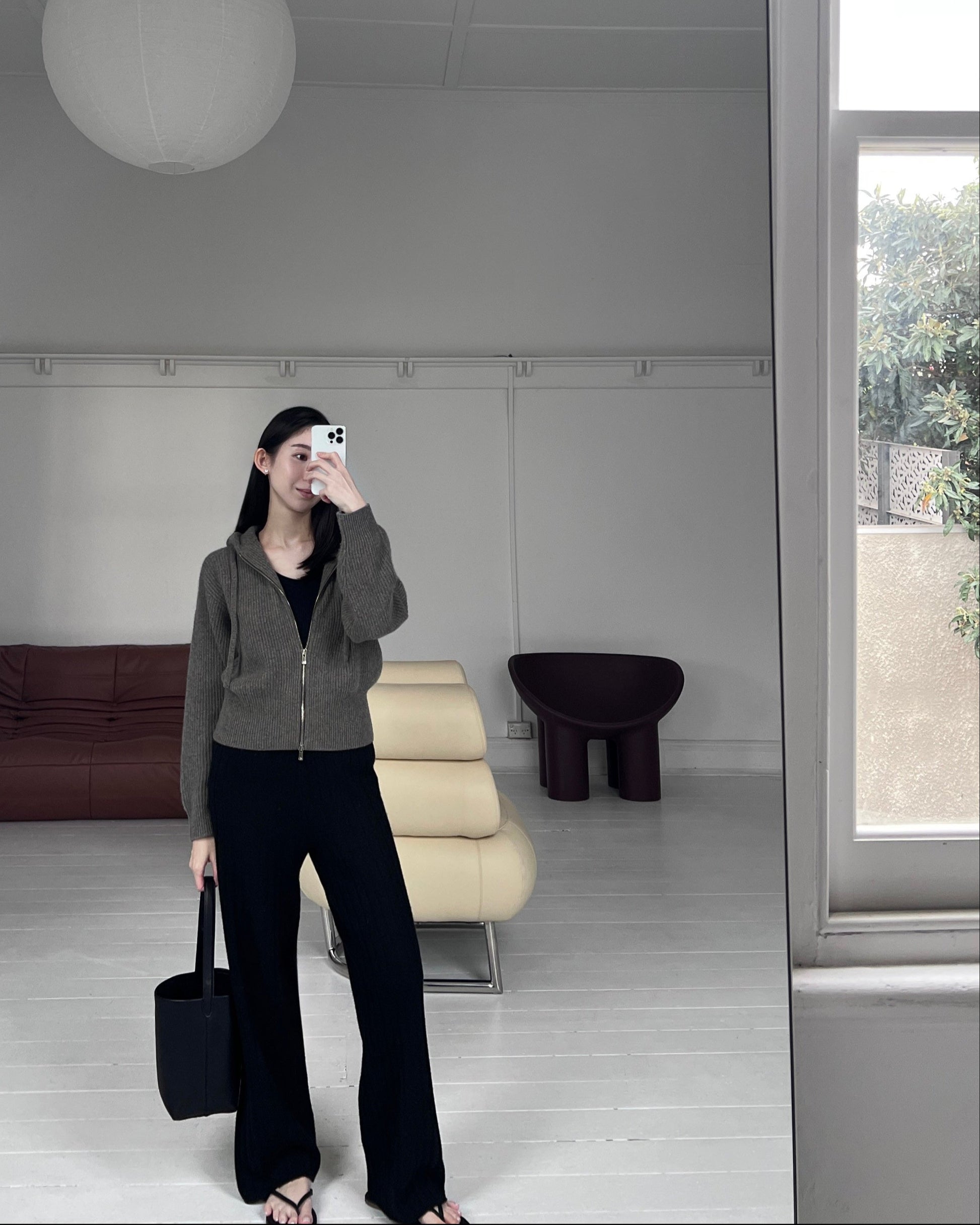 The Milo Ribbed Cashmere Jacket