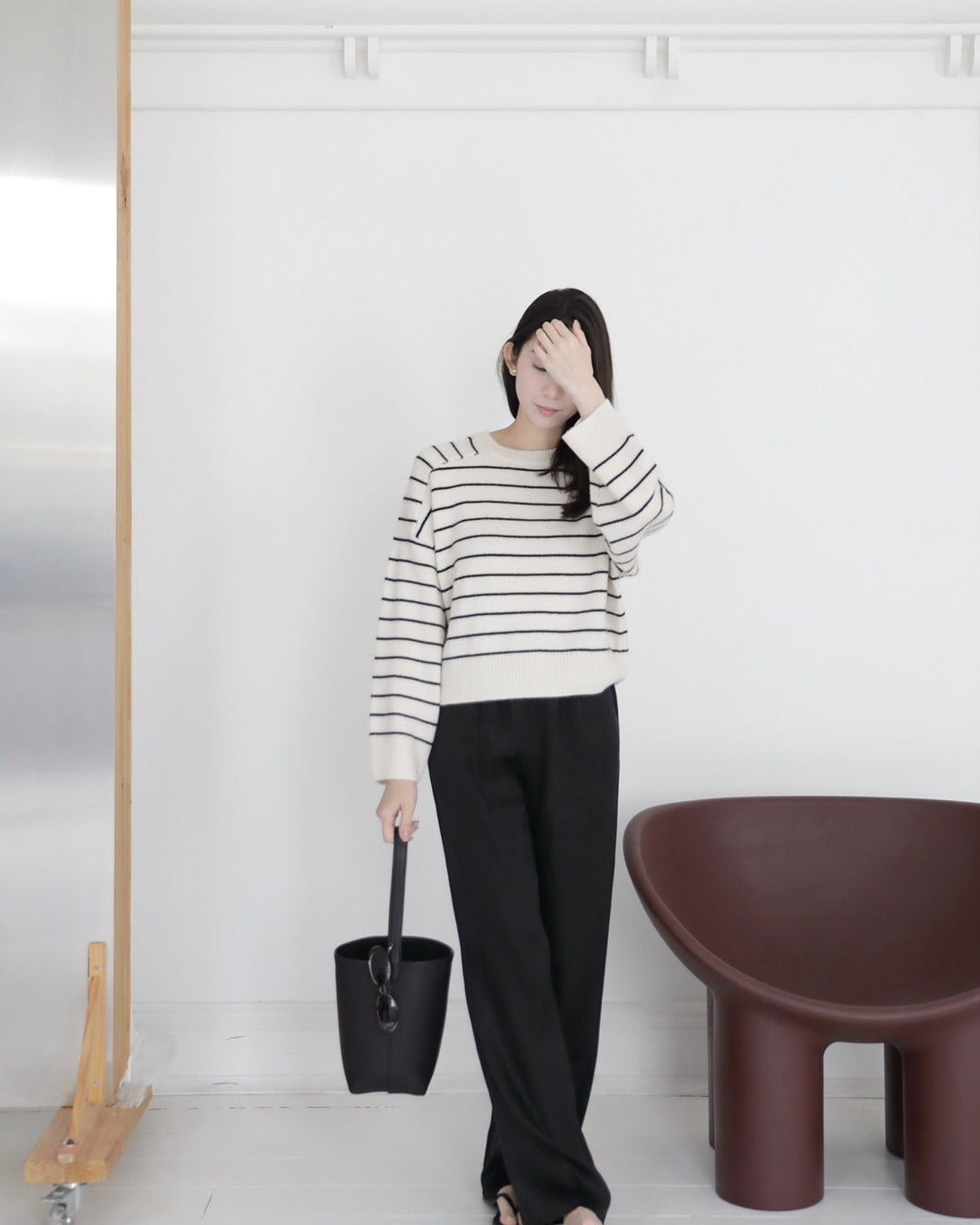 The Poppy Striped Cashmere Sweater