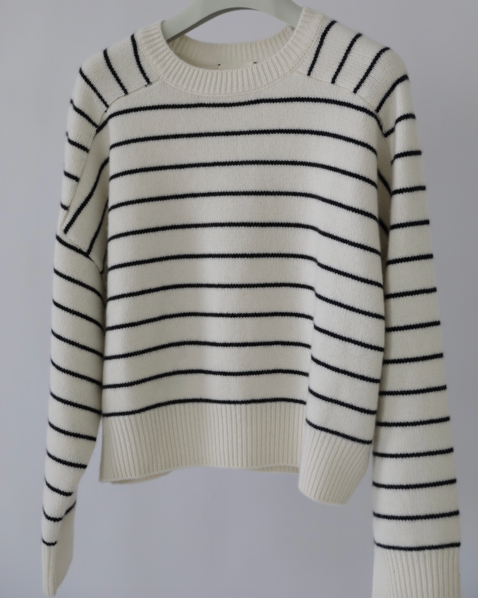 The Poppy Striped Cashmere Sweater