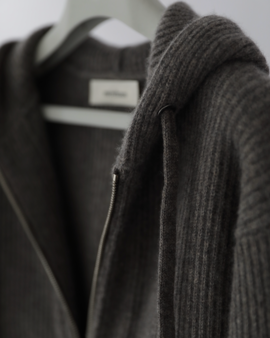 The Milo Ribbed Cashmere Jacket
