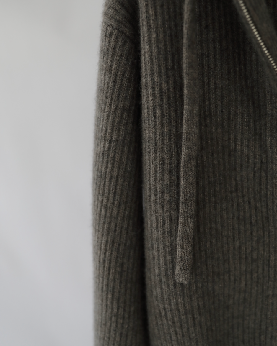 The Milo Ribbed Cashmere Jacket