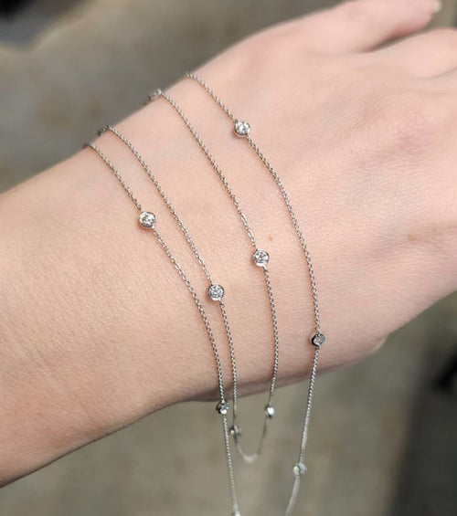 7 Round Diamond Necklace