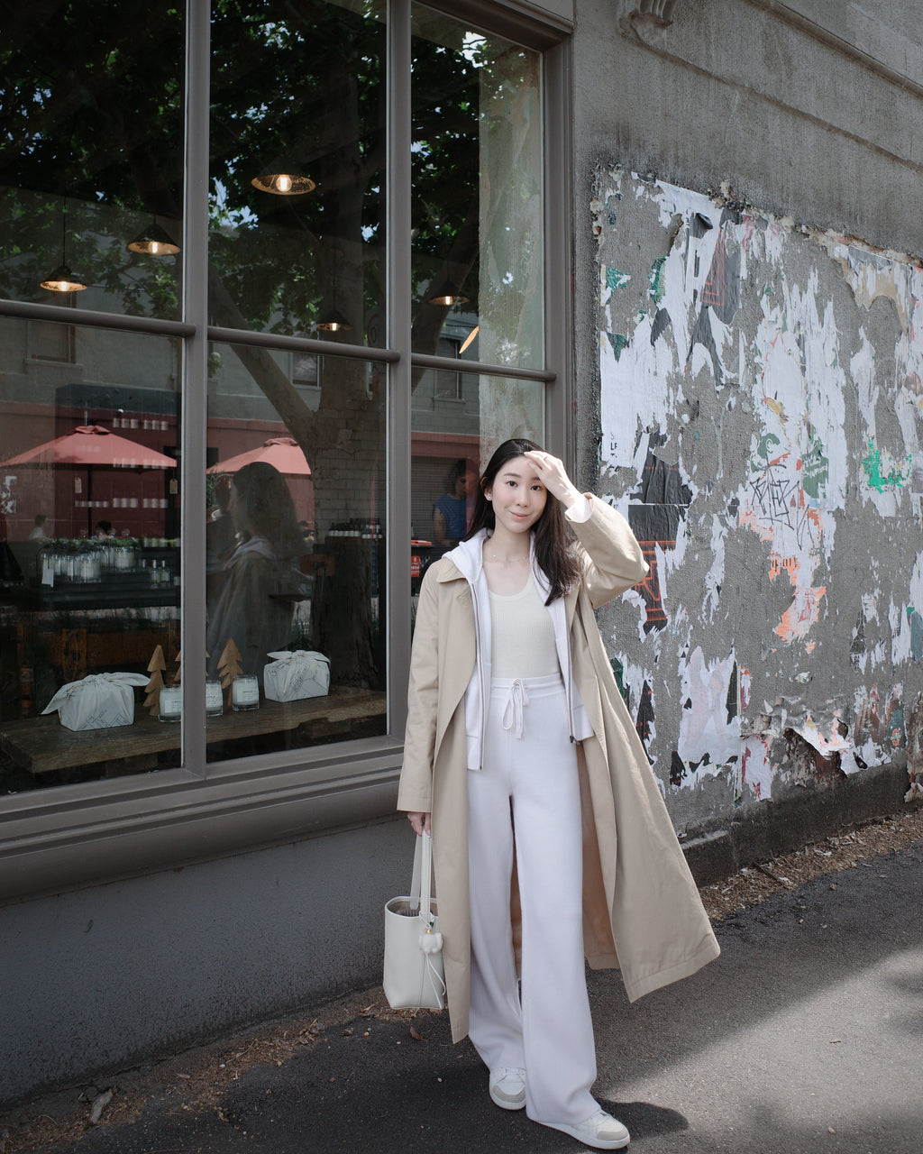 The Anah Thick Cashmere Wide-Leg Trouser