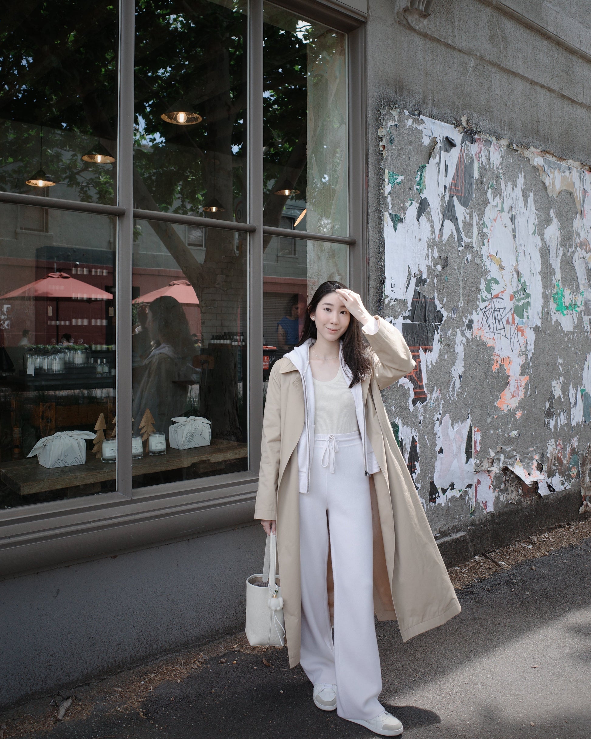 The Anah Thick Cashmere Wide-Leg Trouser