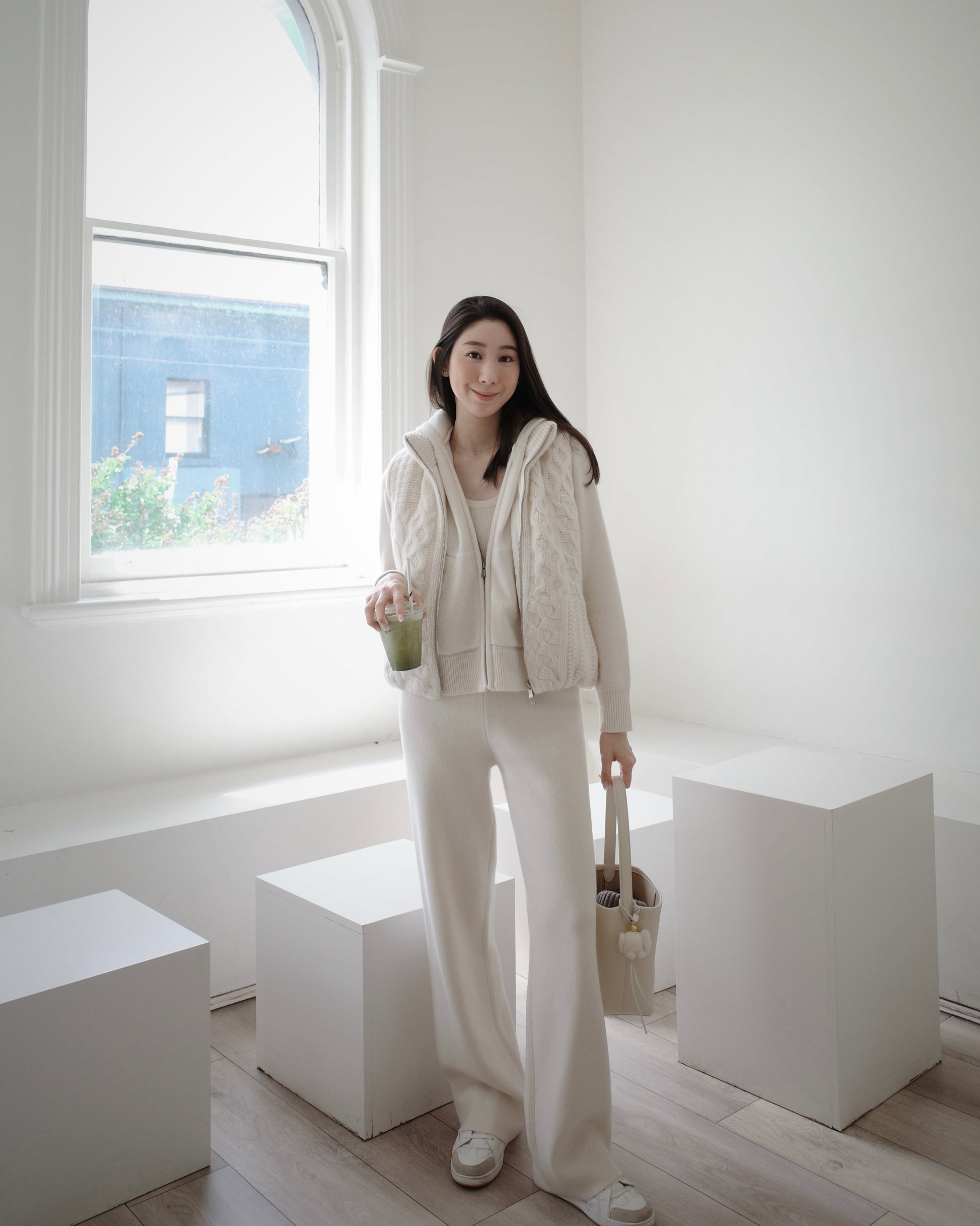 The Cable-Knit Cashmere Gilet