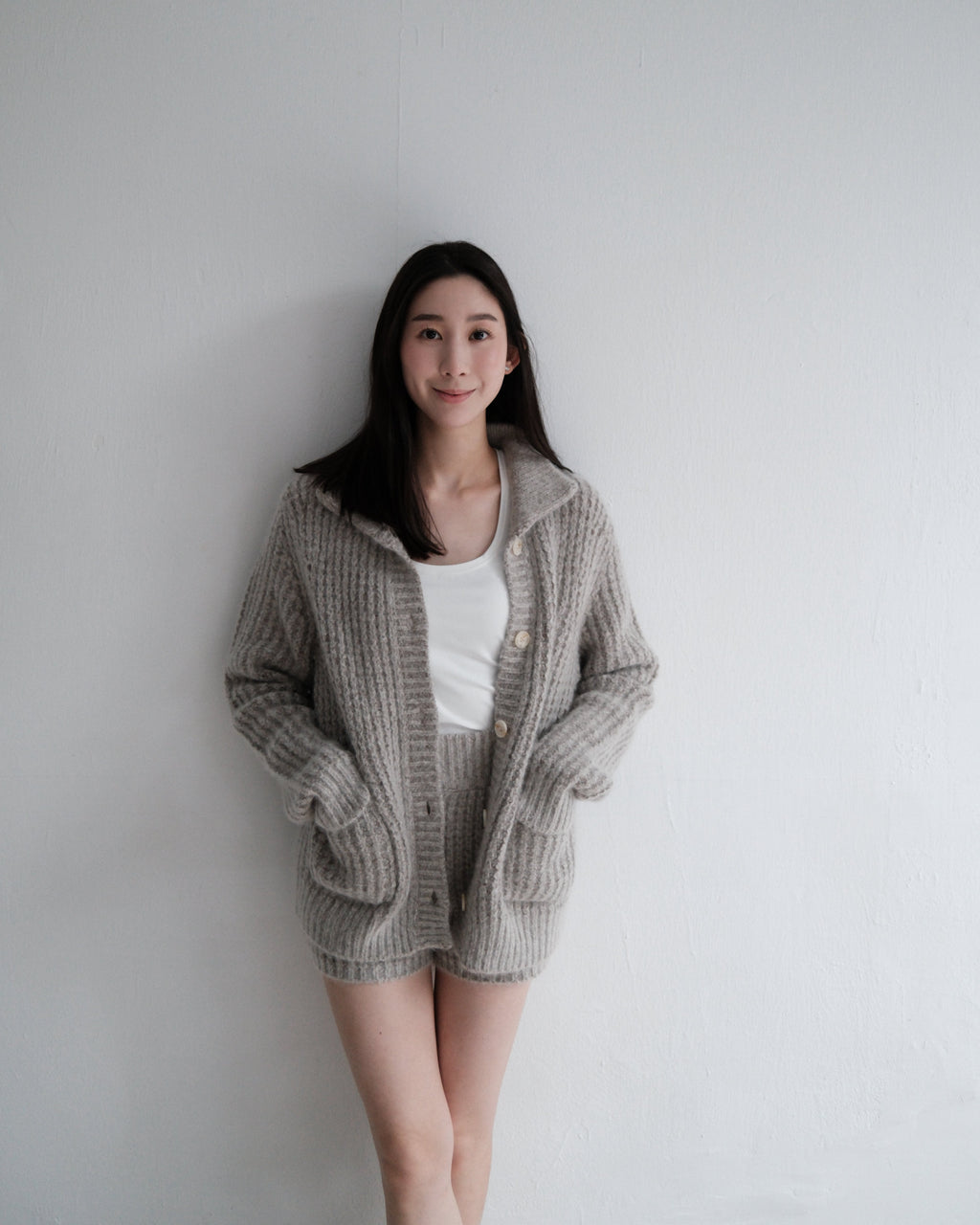 Cashmere Cardigan Set