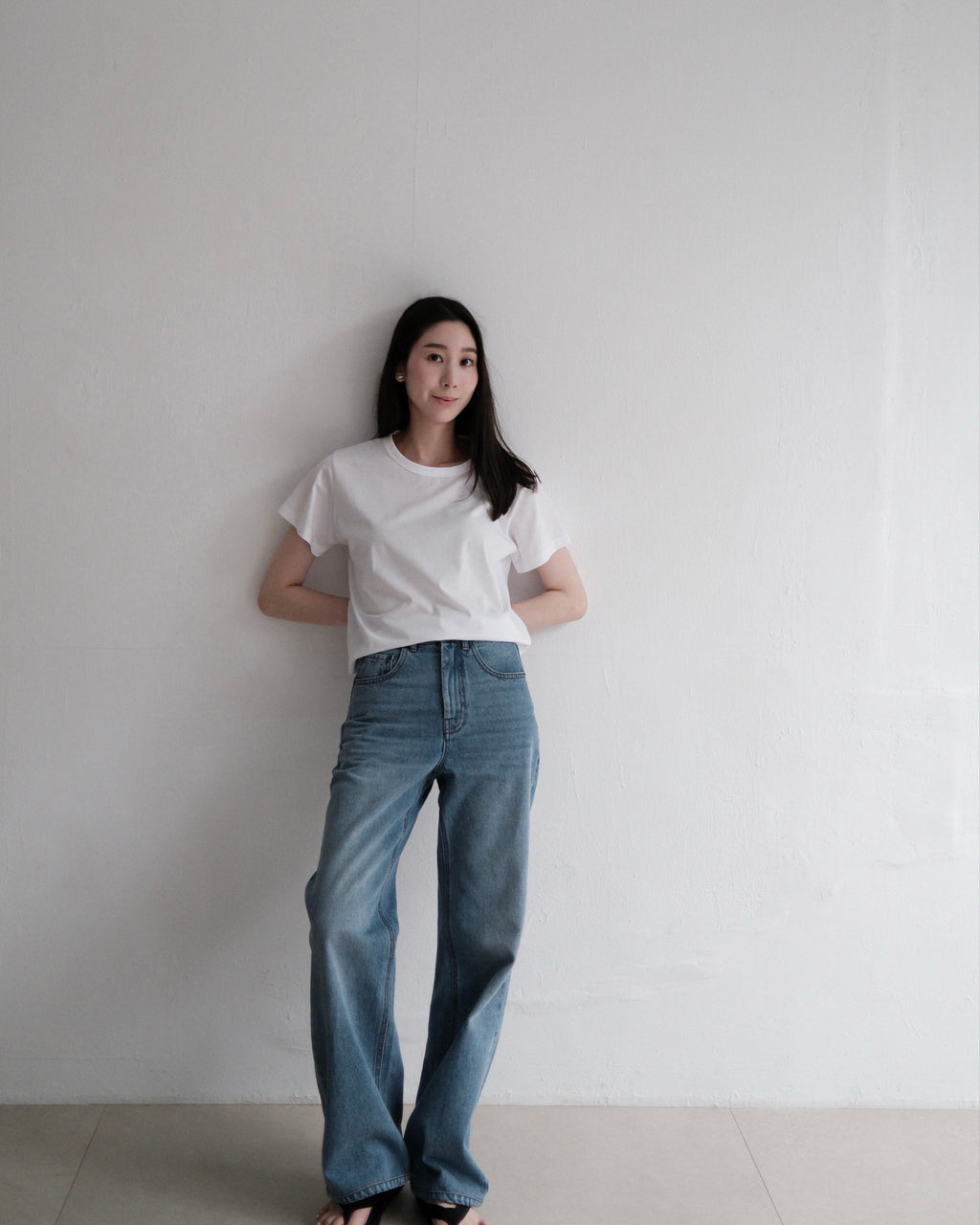 Cotton Tee Women and Cotton Jeans