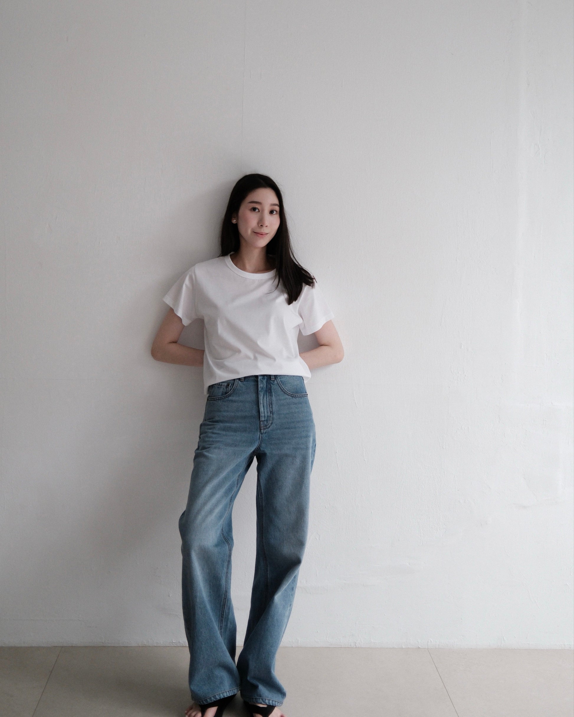 Cotton Tee Women and Cotton Jeans
