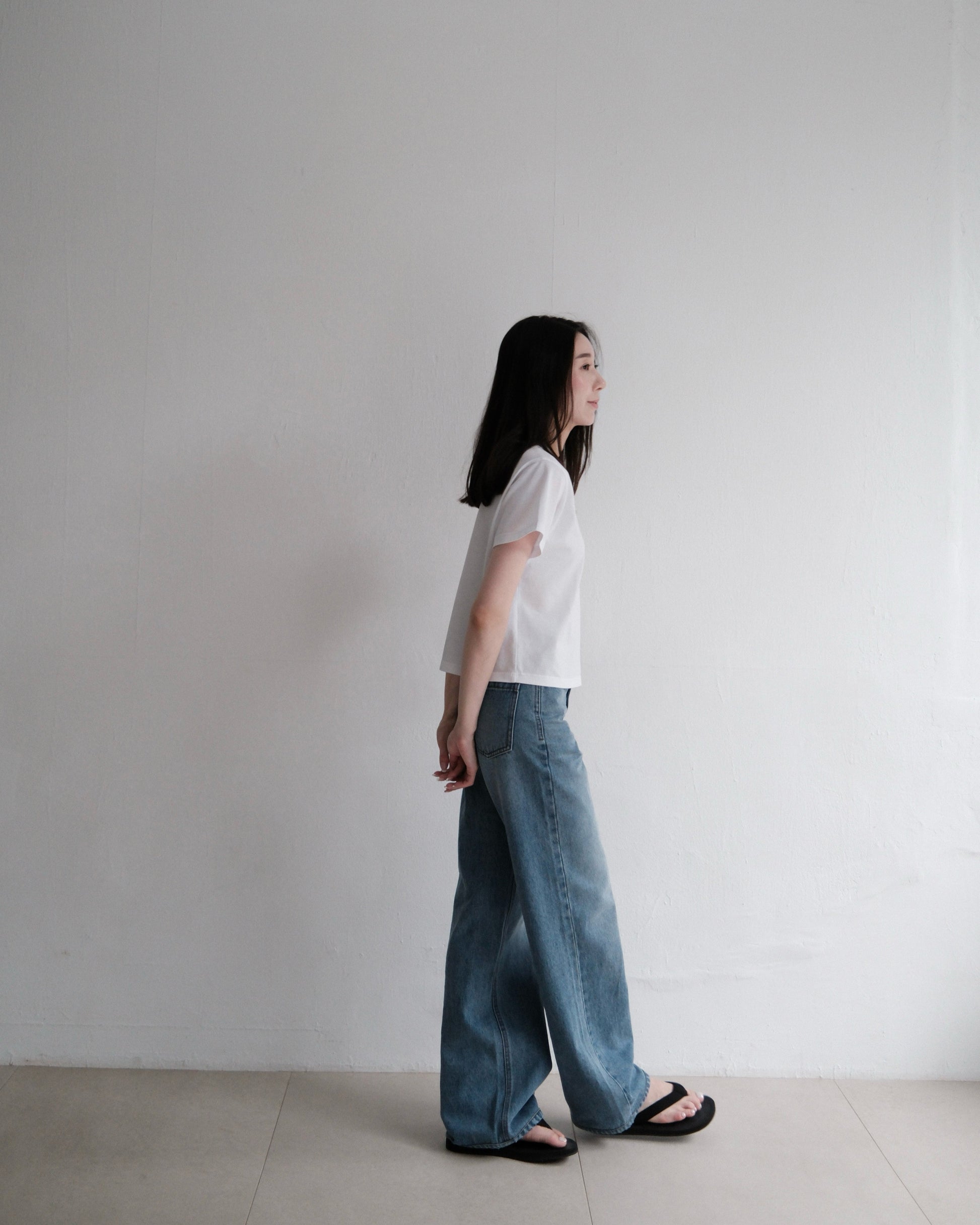 Cotton Tee Women and Cotton Jeans