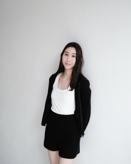 Cashmere Ribbed Set