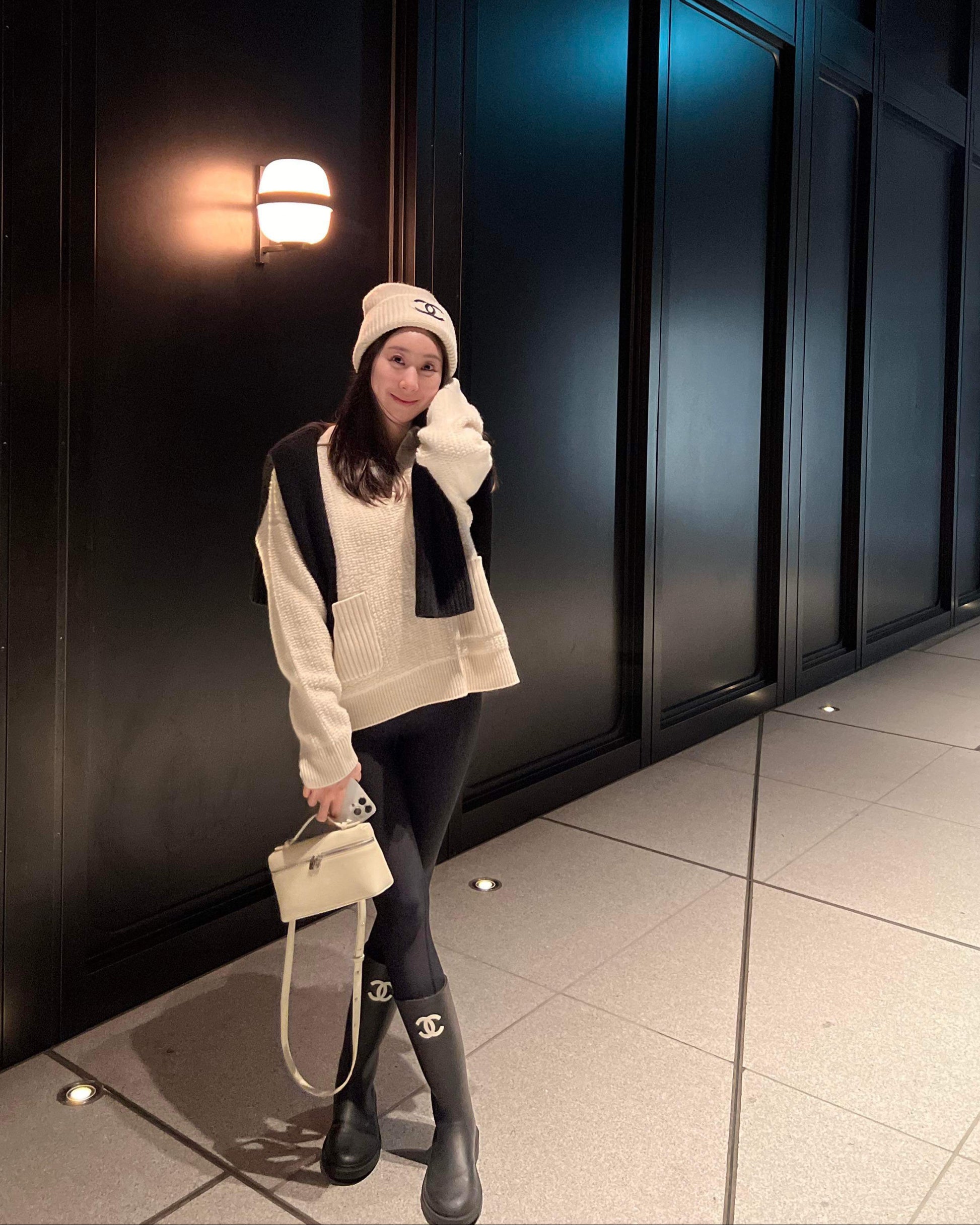 Cashmere Bouclé Pocket Sweater