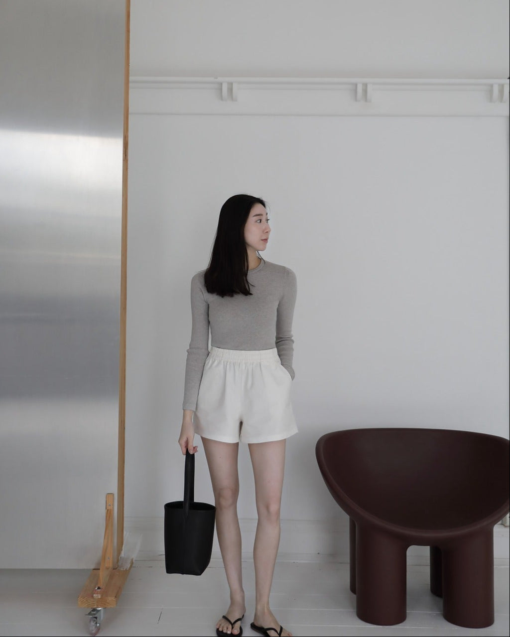 The Flore Oxford Shorts
