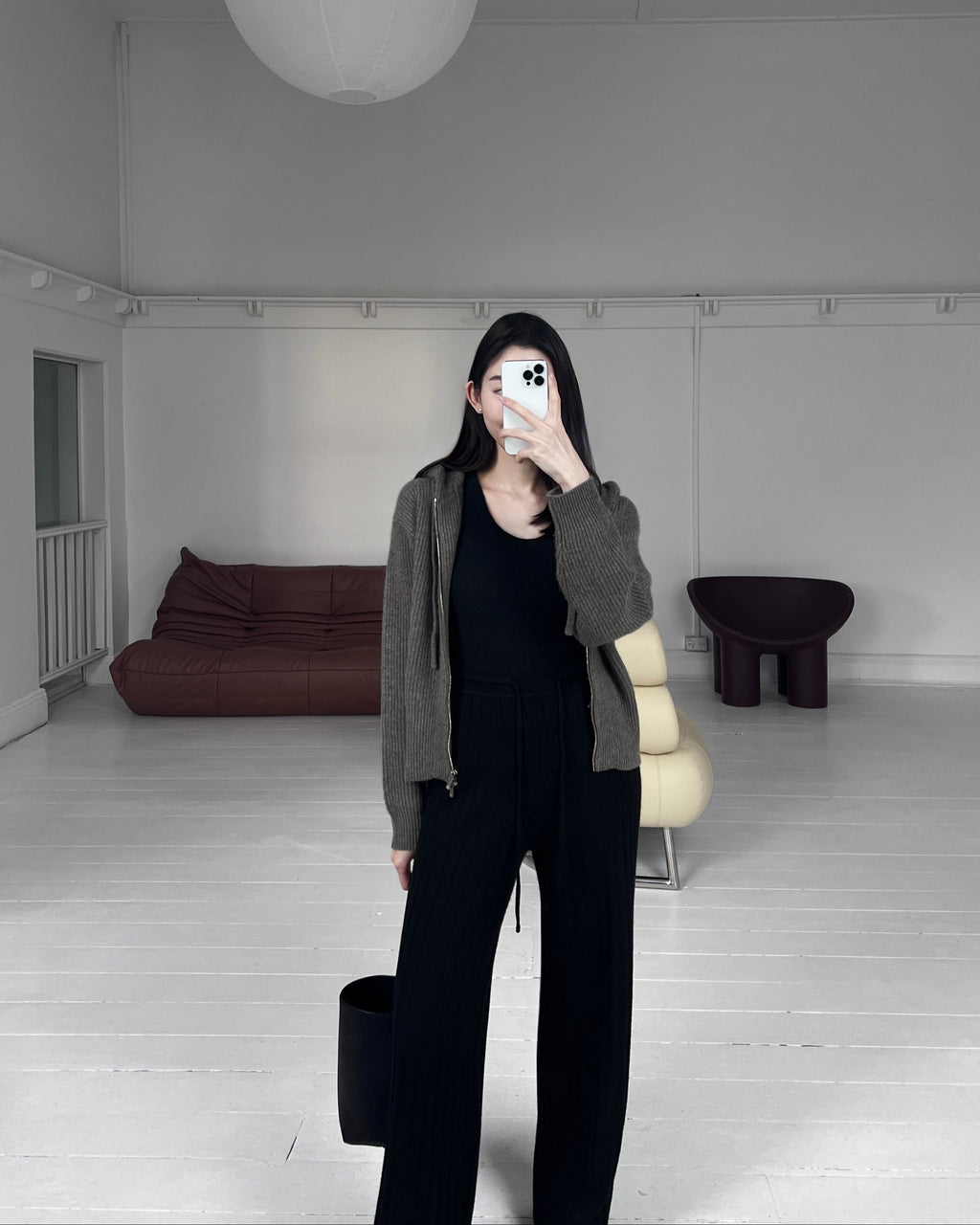 The Milo Ribbed Cashmere Jacket