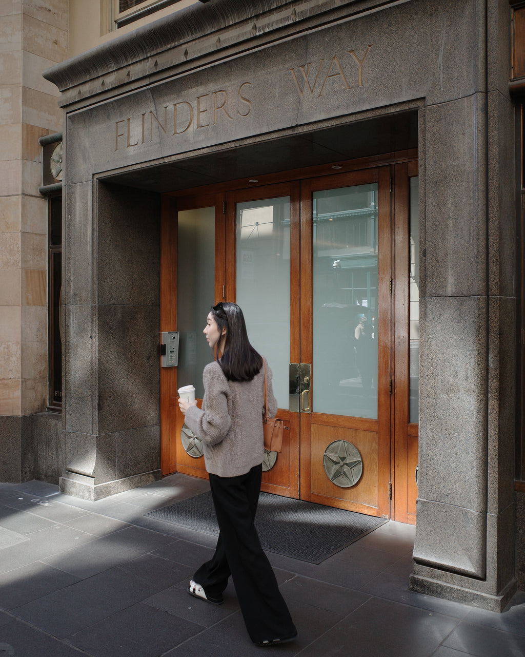 The Rue Cashmere Bouclé Cardigan