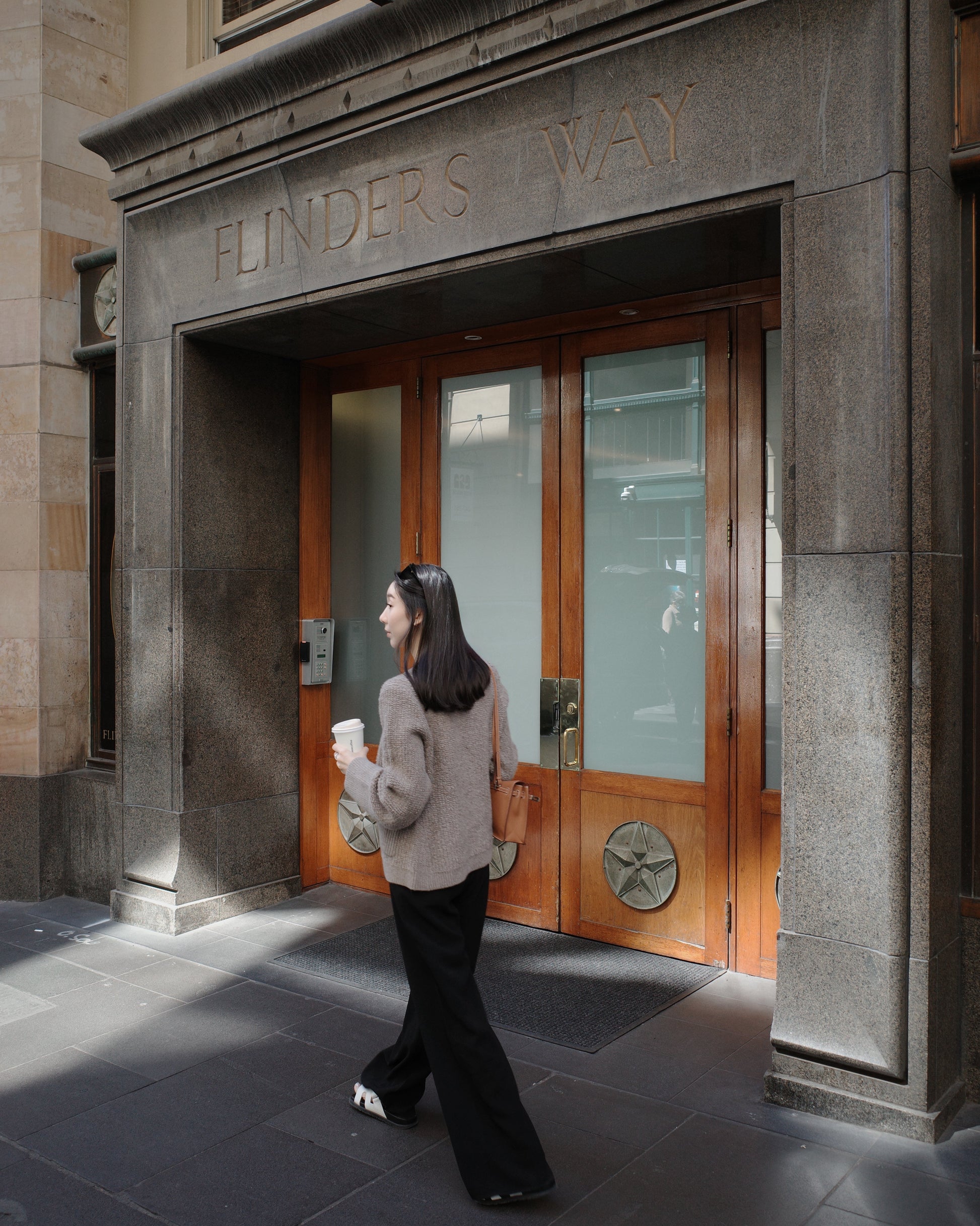 The Rue Cashmere Bouclé Cardigan