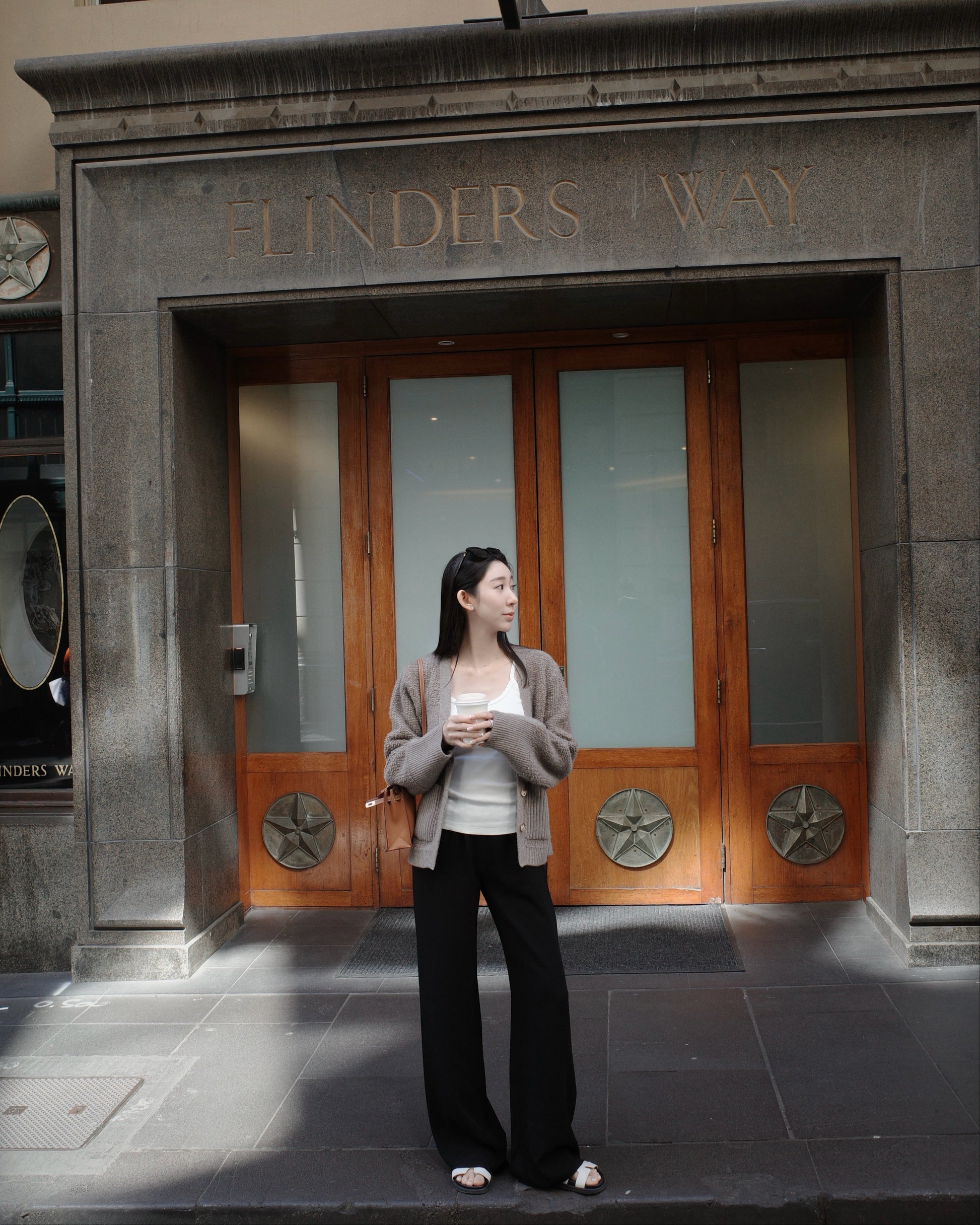 The Rue Cashmere Bouclé Cardigan