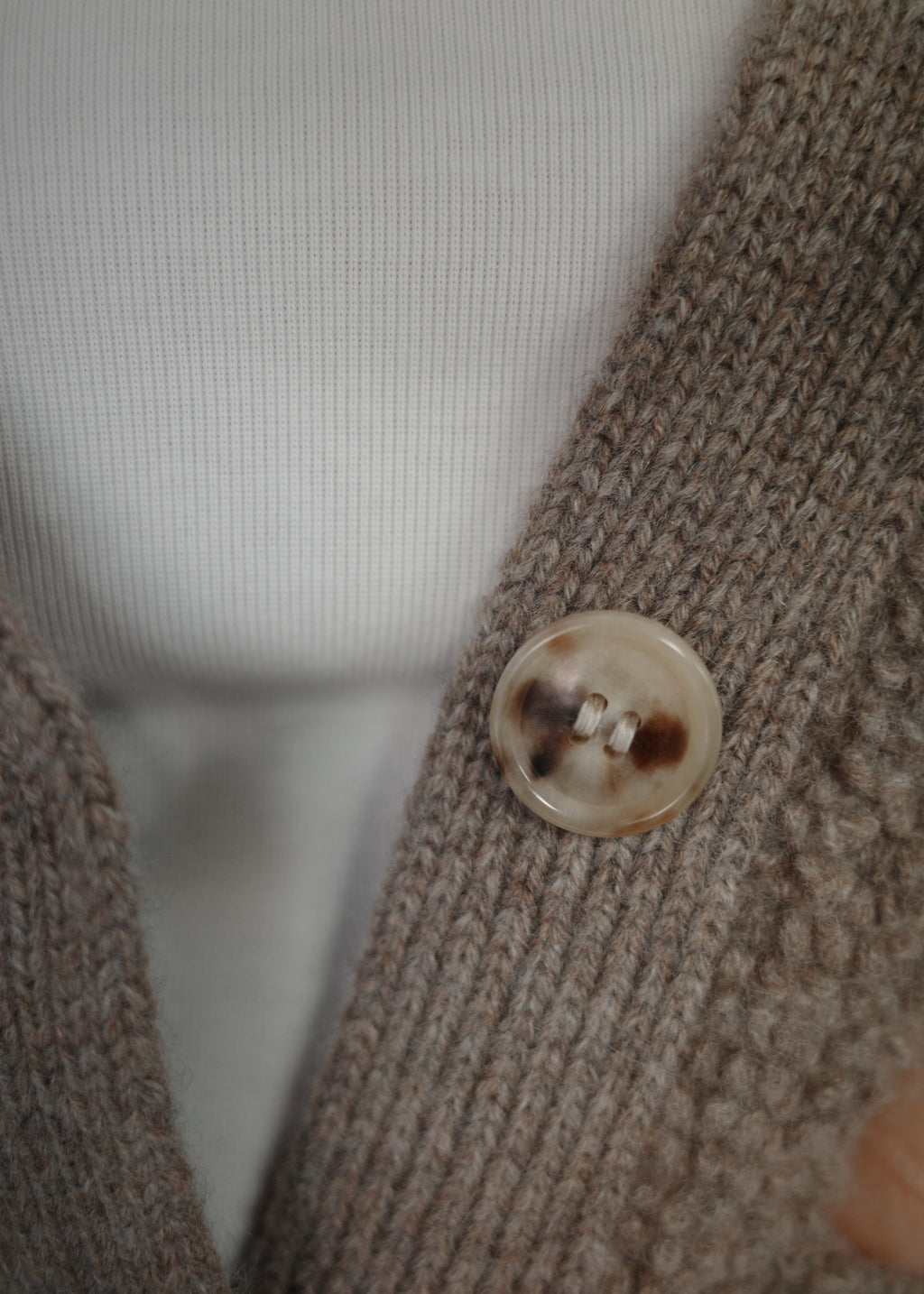 The Rue Cashmere Bouclé Cardigan