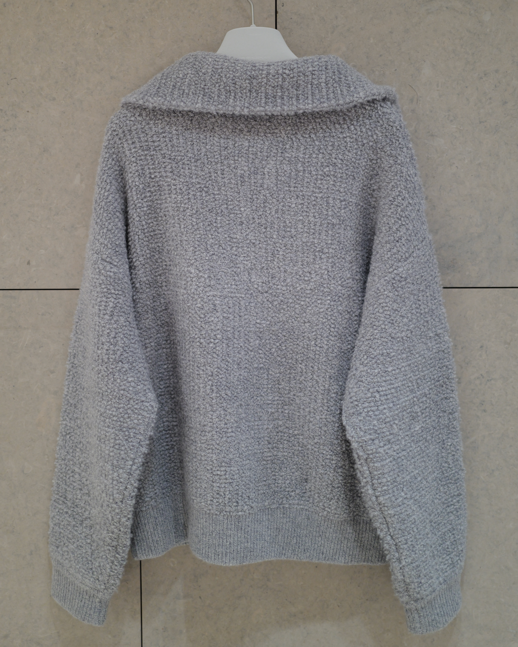 Cashmere Bouclé Zip Jacket