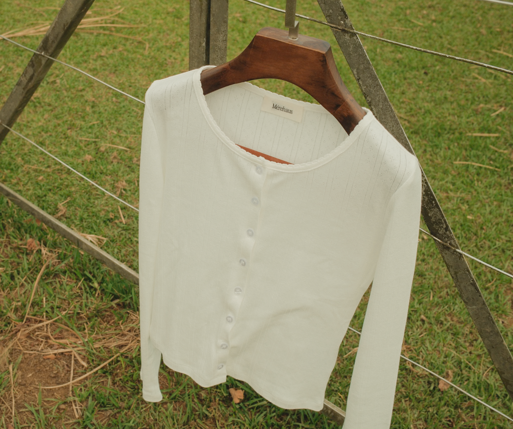 The Cecily Pointelle Cardigan