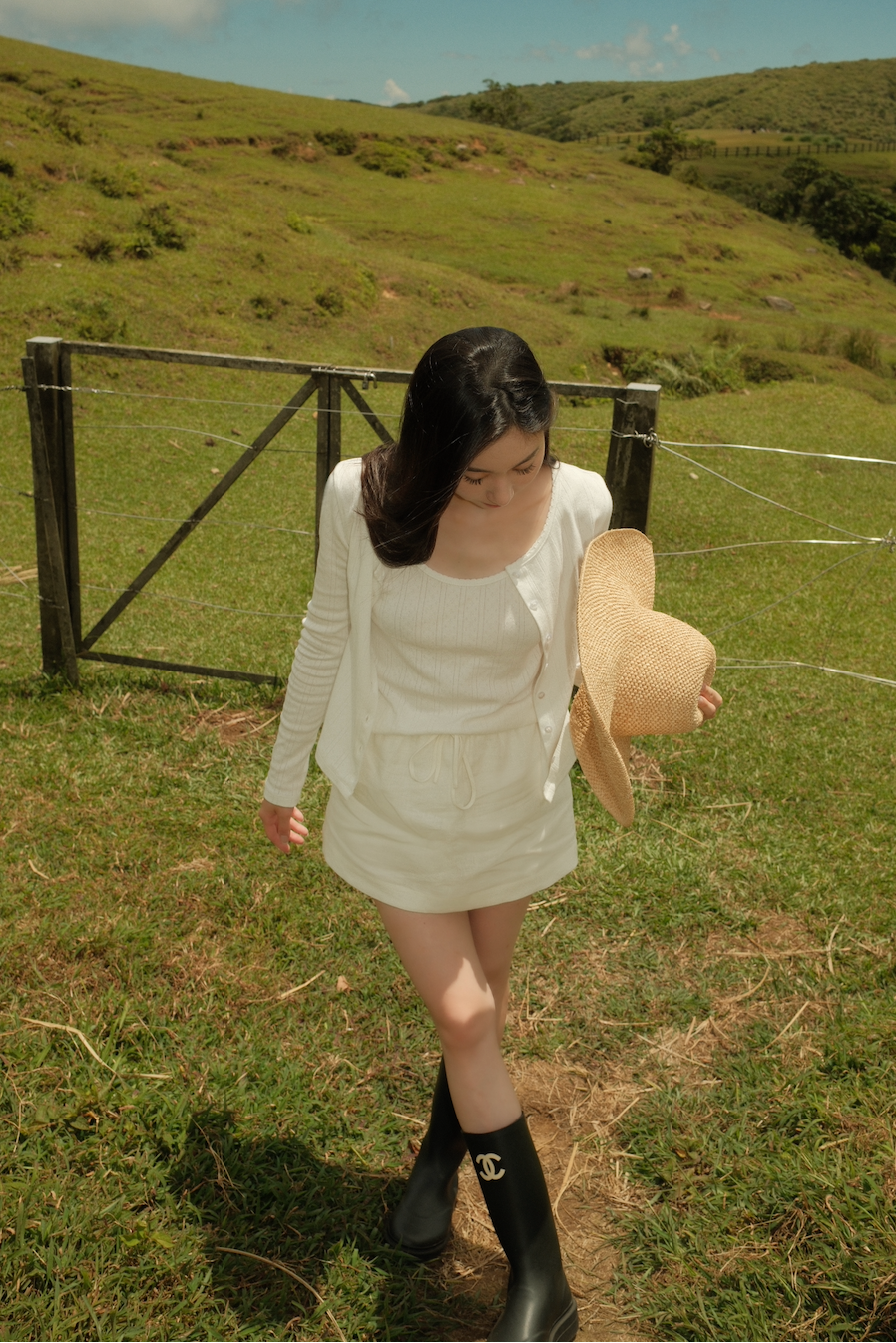 The Cecily Pointelle Cardigan