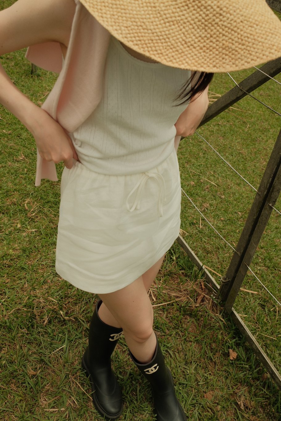 The Elian Linen Skort