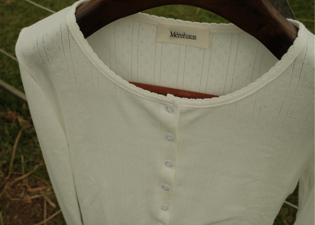The Cecily Pointelle Cardigan