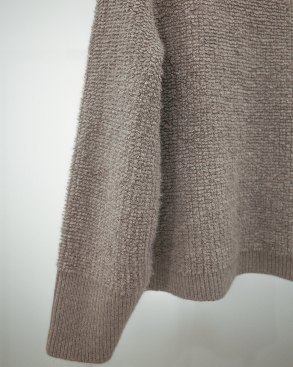 The Rue Cashmere Bouclé Cardigan