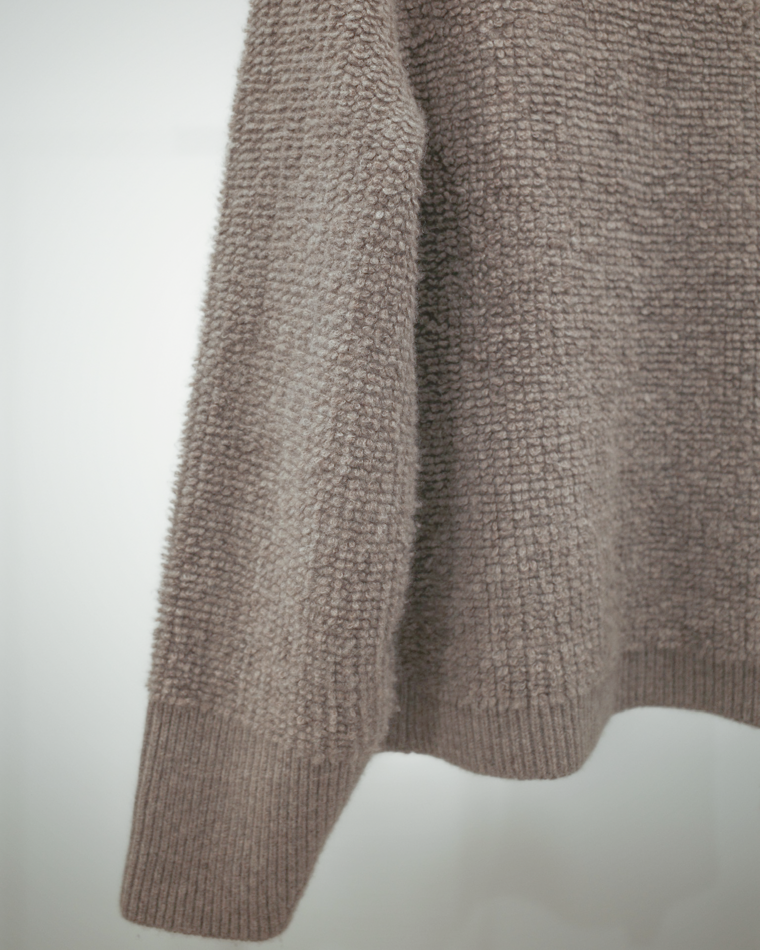 The Rue Cashmere Bouclé Cardigan