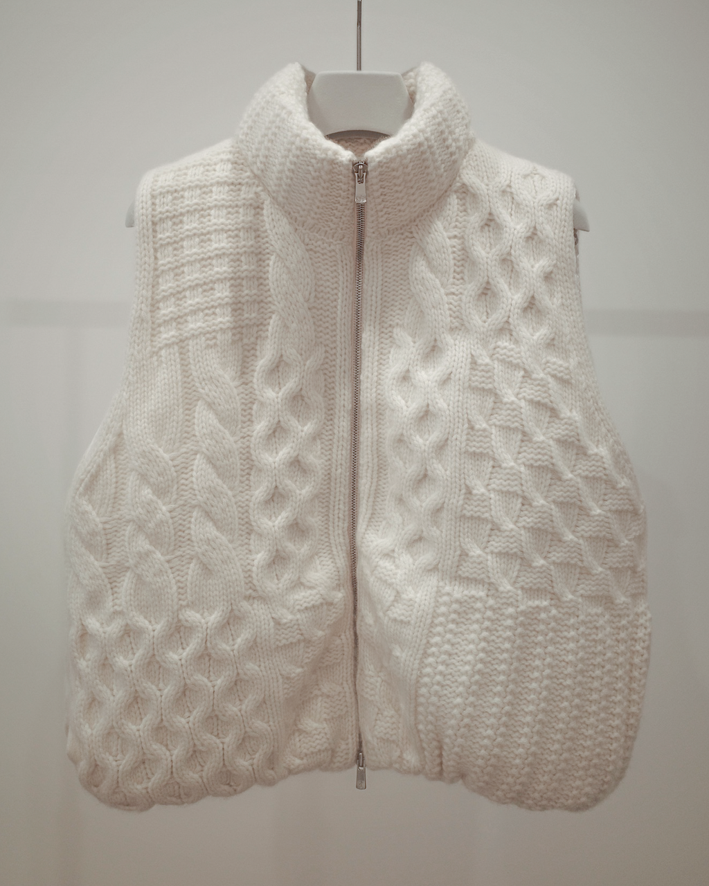 The Cable-Knit Cashmere Gilet