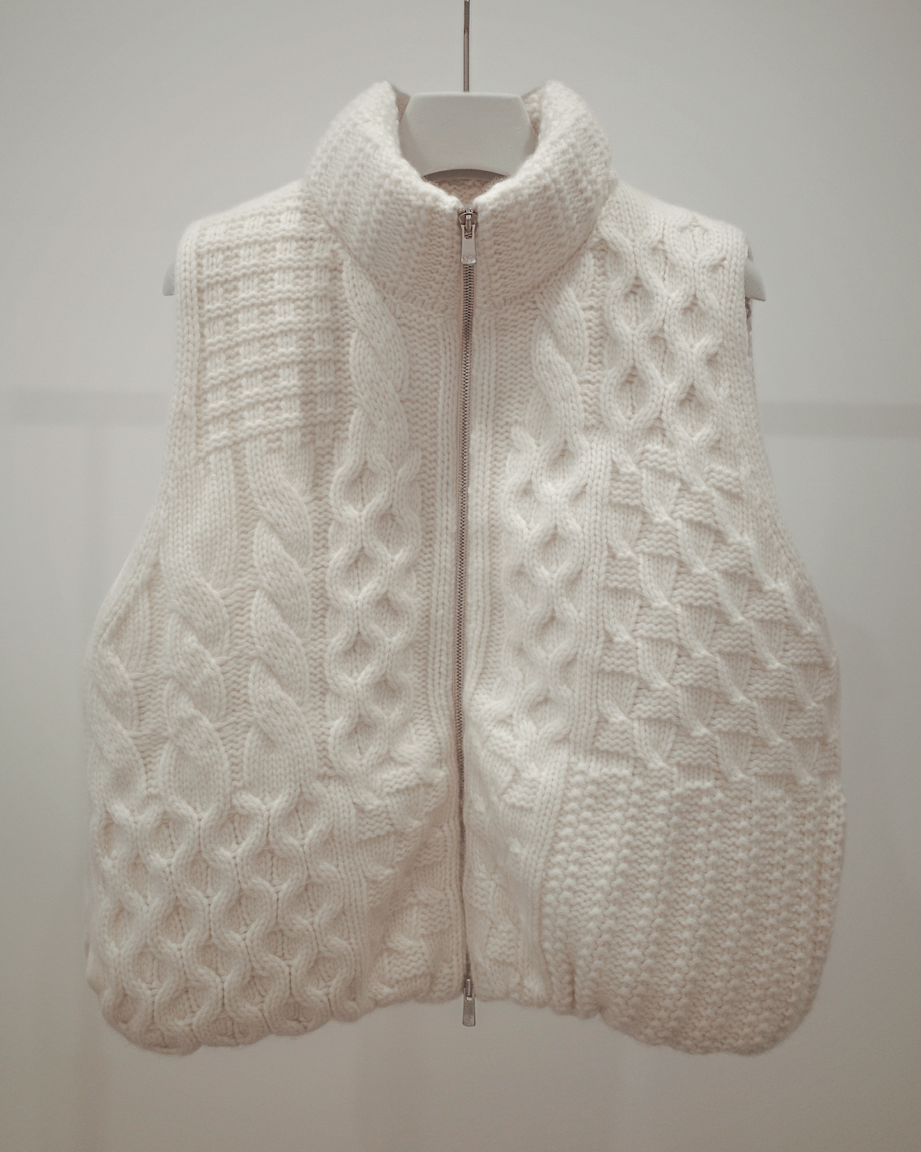 The Cable-Knit Cashmere Gilet