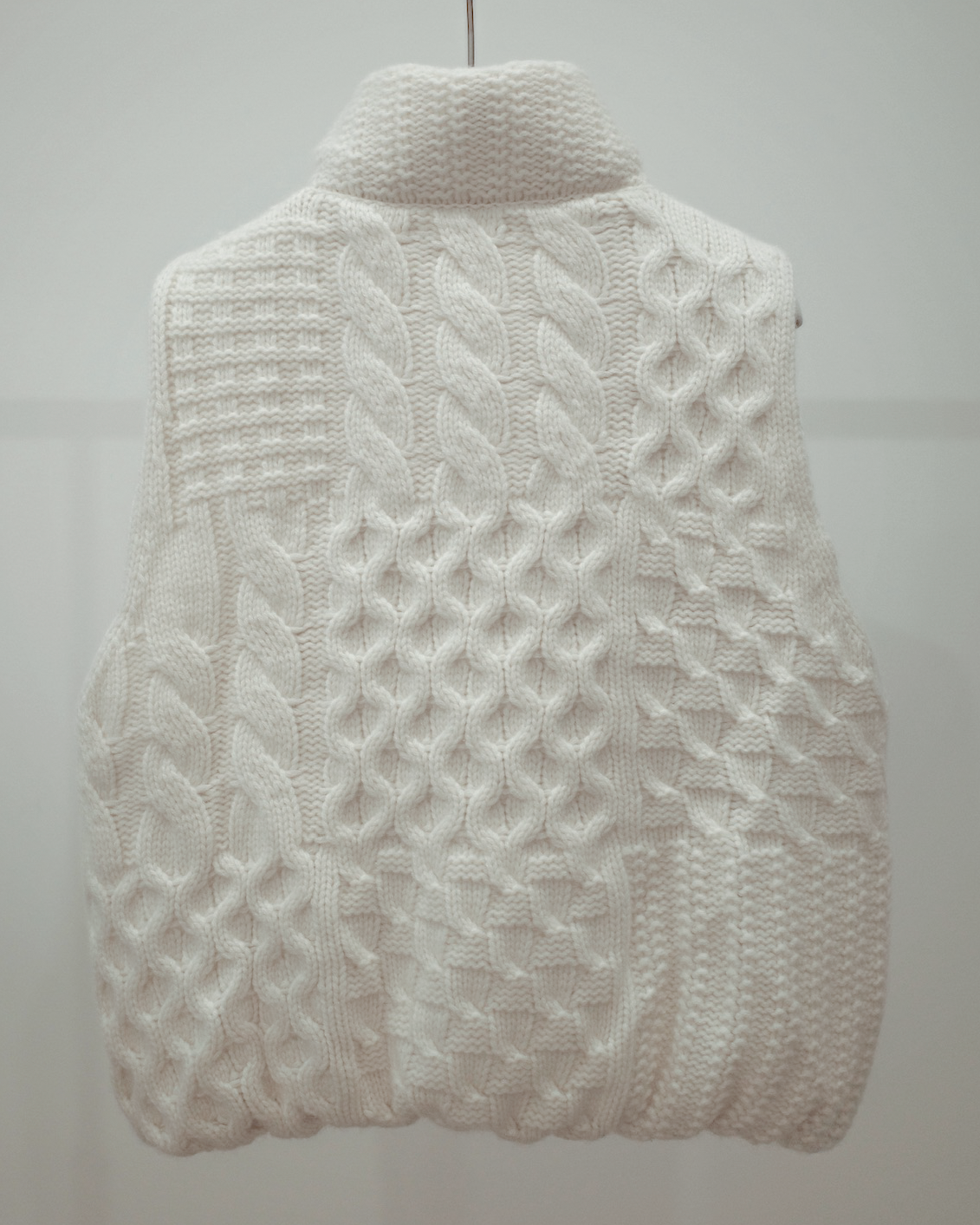 The Cable-Knit Cashmere Gilet