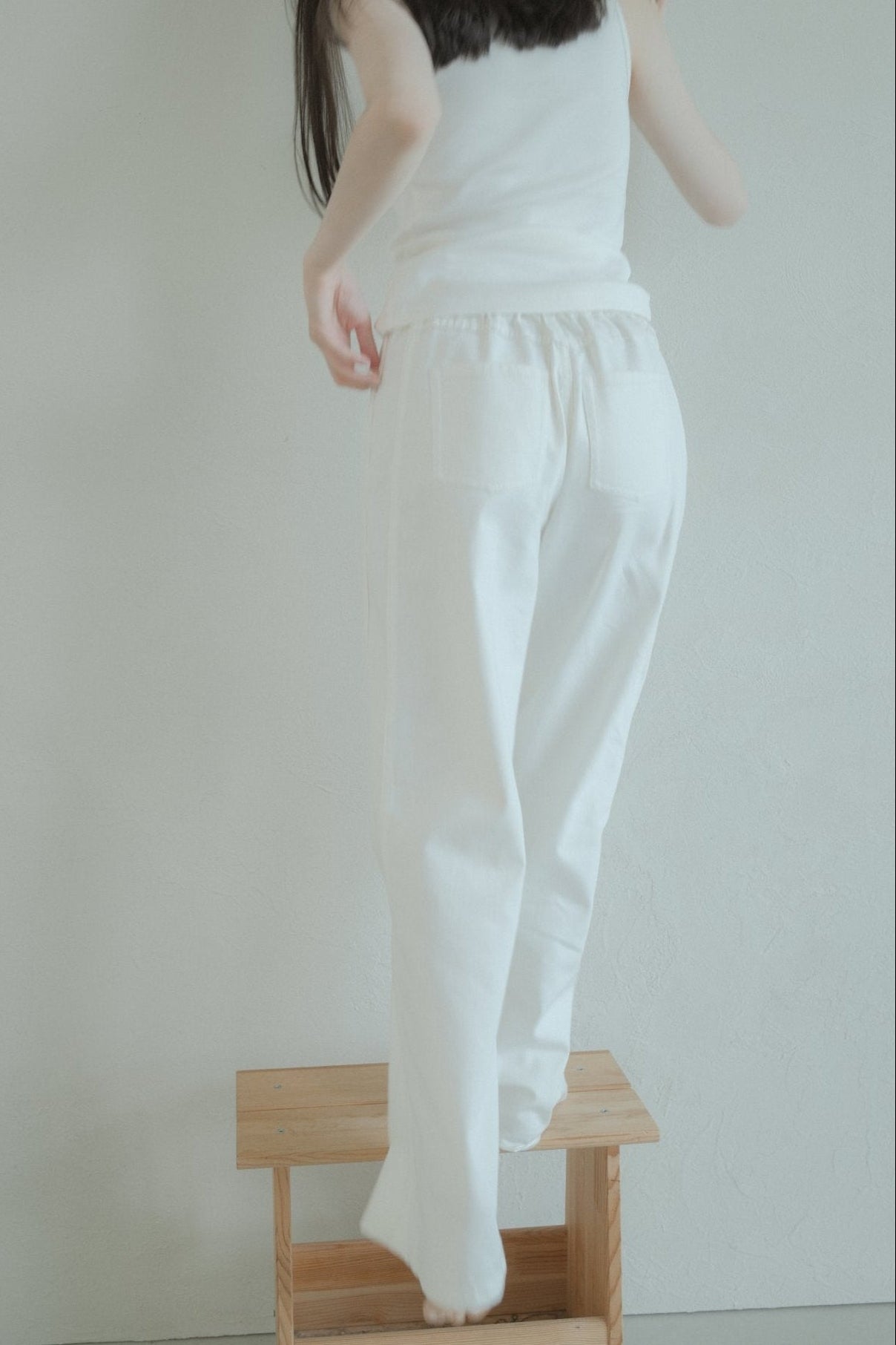 The Skye White Wide-Leg Denim