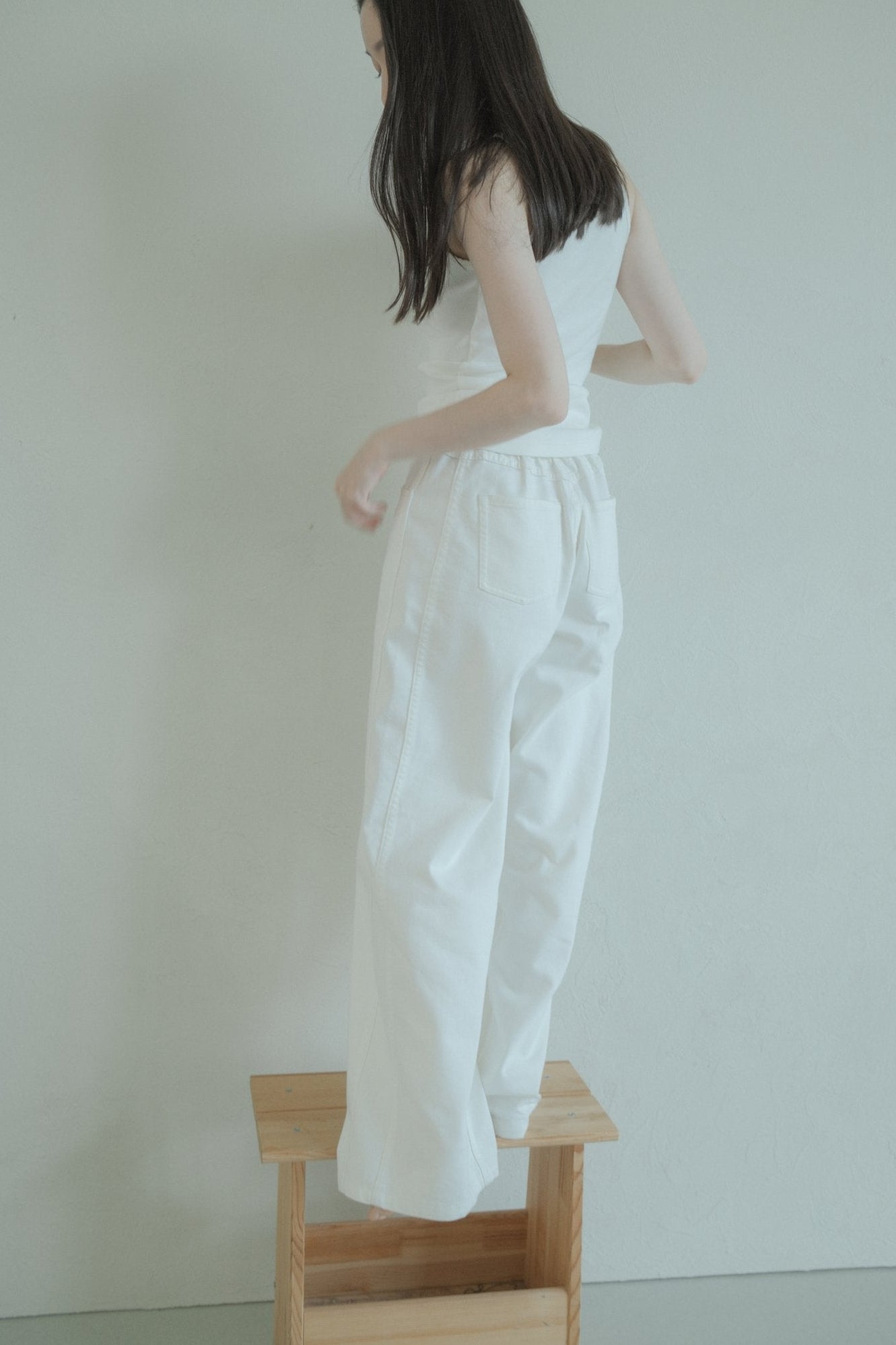 The Skye White Wide-Leg Denim