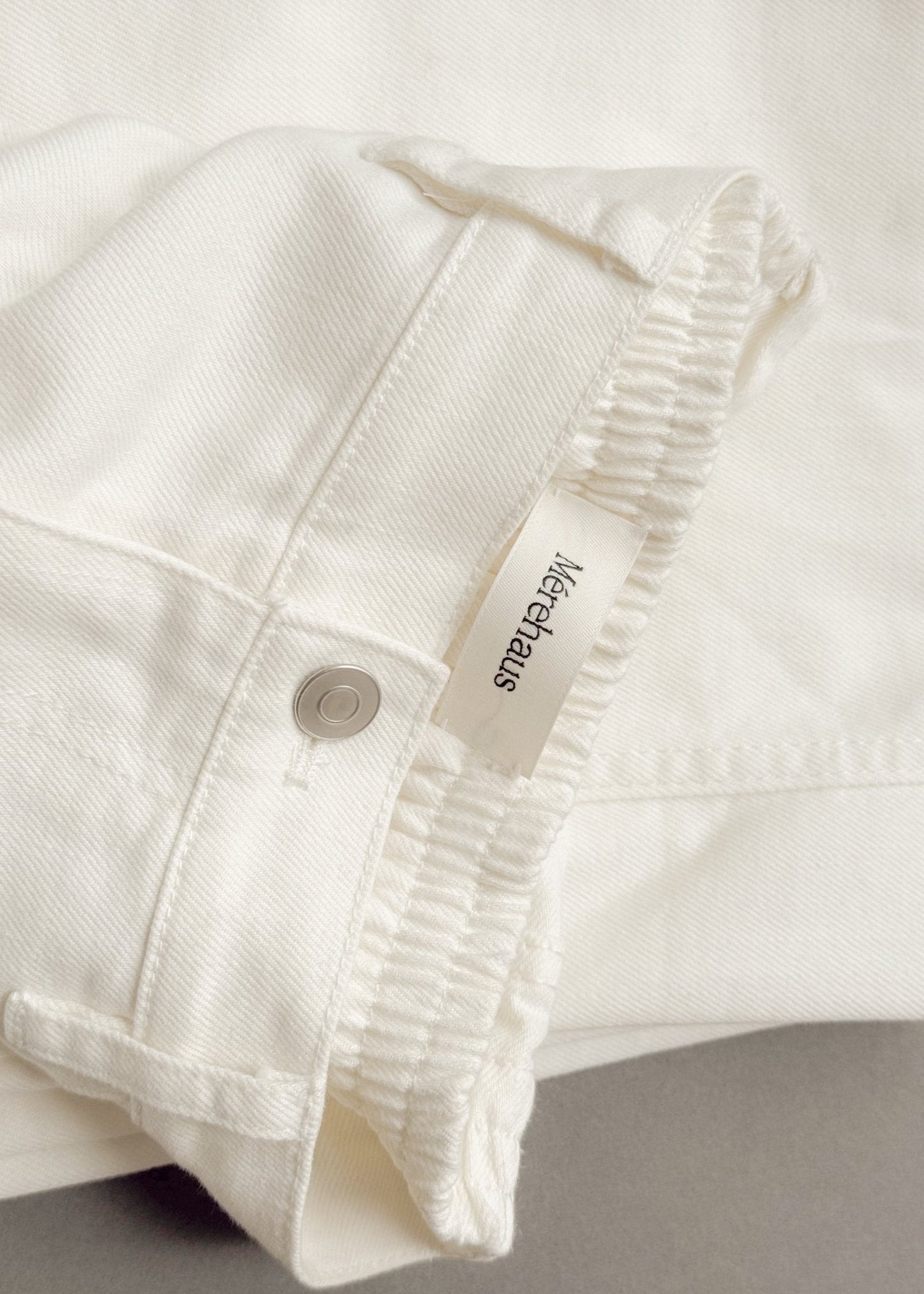 The Skye White Wide-Leg Denim
